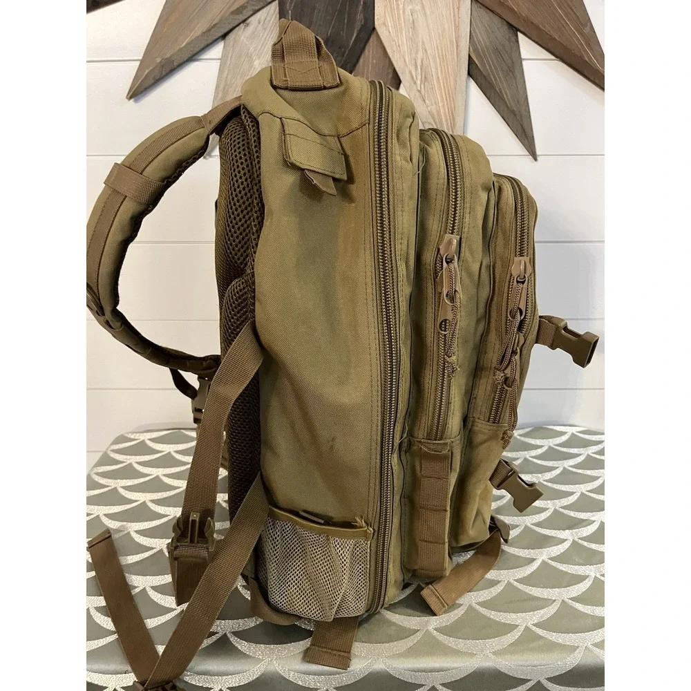 Armyman Tactical Backpack Coyote Tan 3 Day Assault Pack Military MOLLE 40L Bag